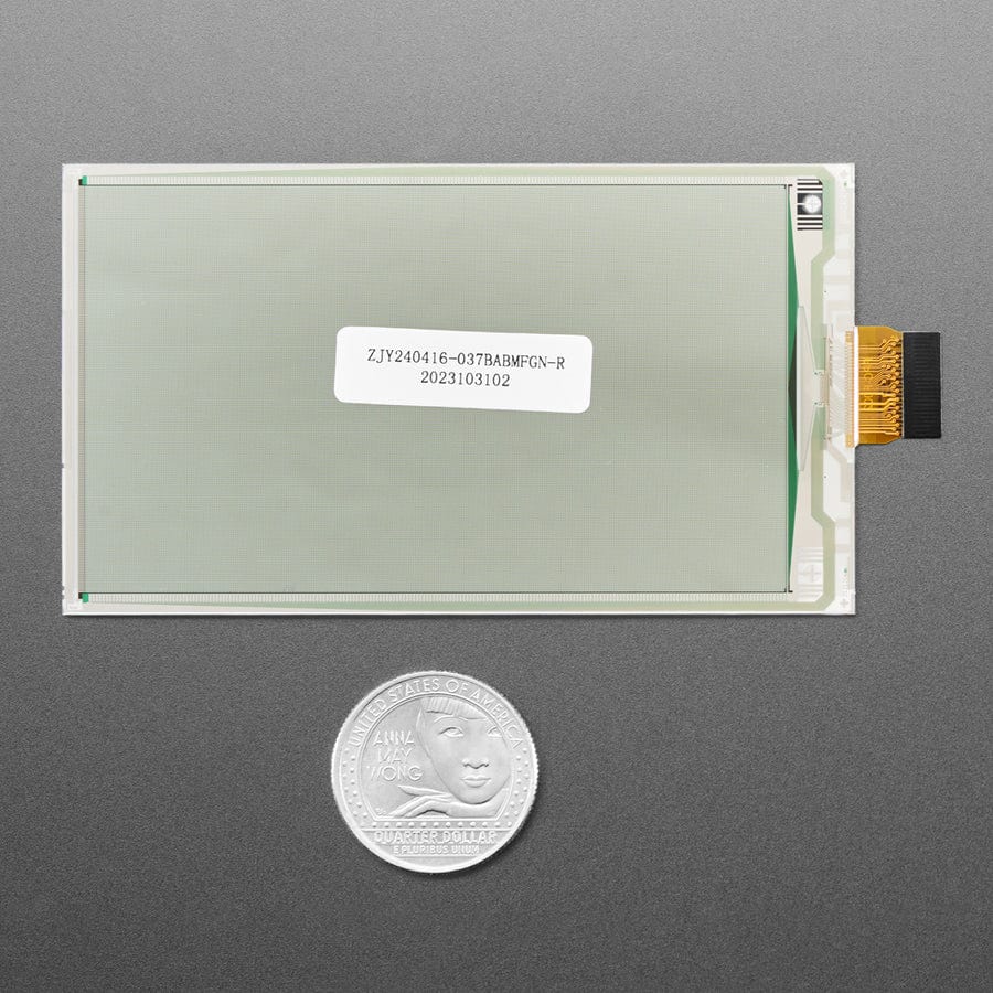 3.7" 416x240 Tri-Colour Red / Black / White eInk - Bare Display - UC8253 Chipset - Image 3