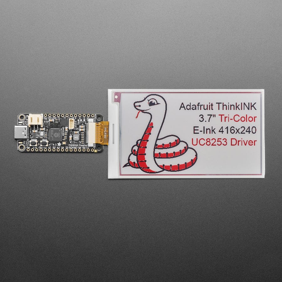 3.7" 416x240 Tri-Colour Red / Black / White eInk - Bare Display - UC8253 Chipset - Image 4