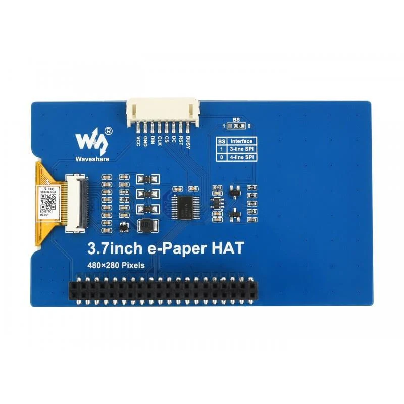 3.7" ePaper Display HAT for Raspberry Pi (480×280) - Image 3