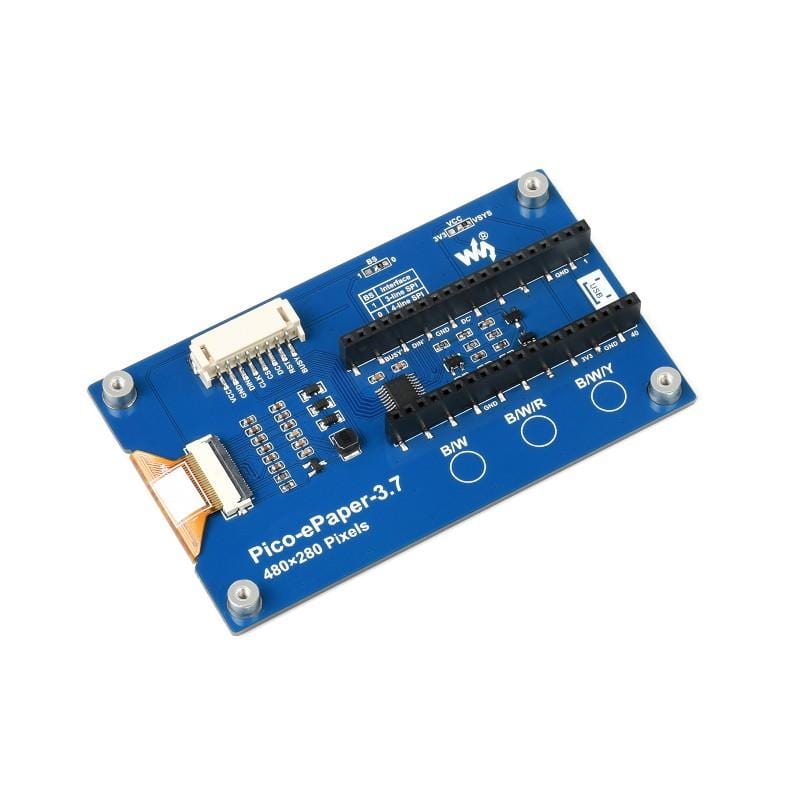 3.7" ePaper Display for Raspberry Pi Pico (480x280) - Image 4