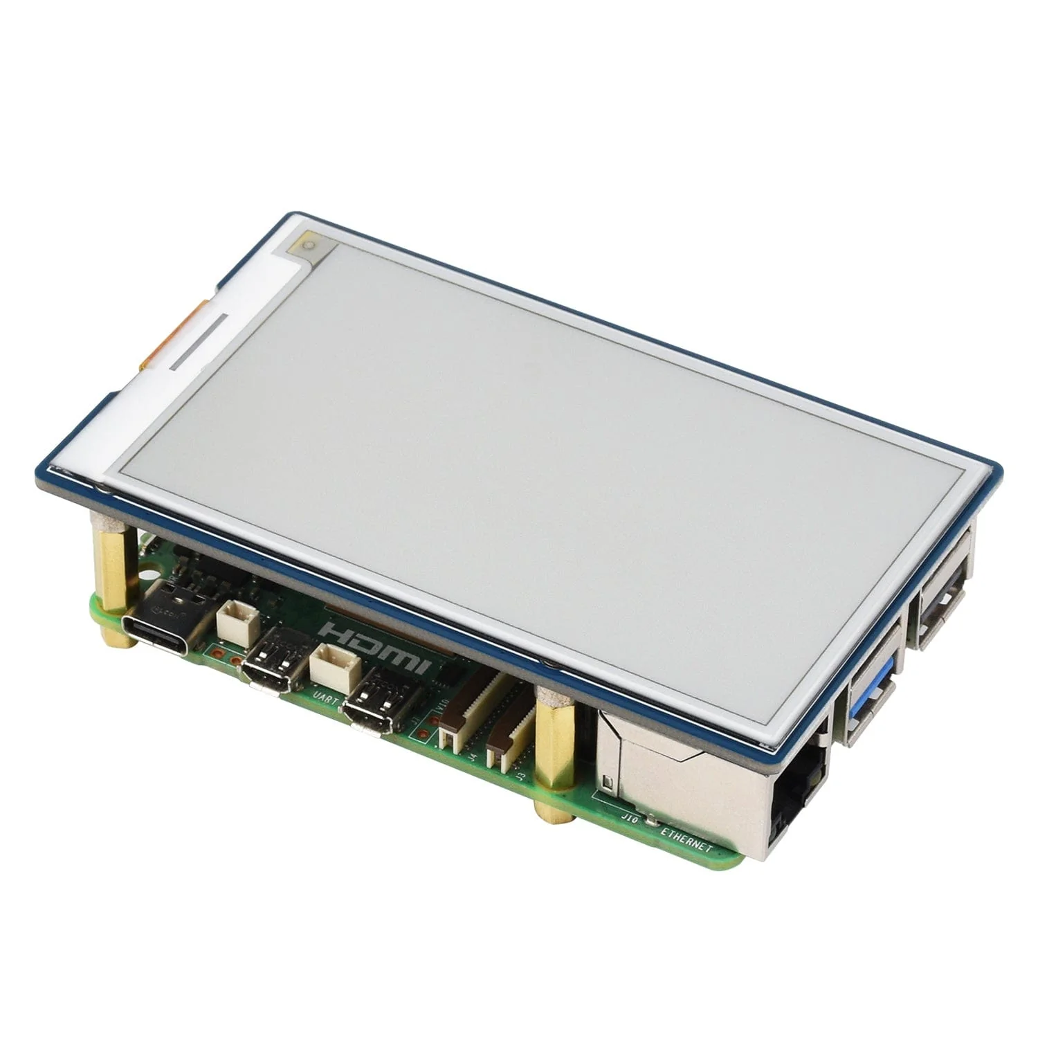 3.7" ePaper HAT (G) for Raspberry Pi - Red/Yellow/Black/White - Image 4