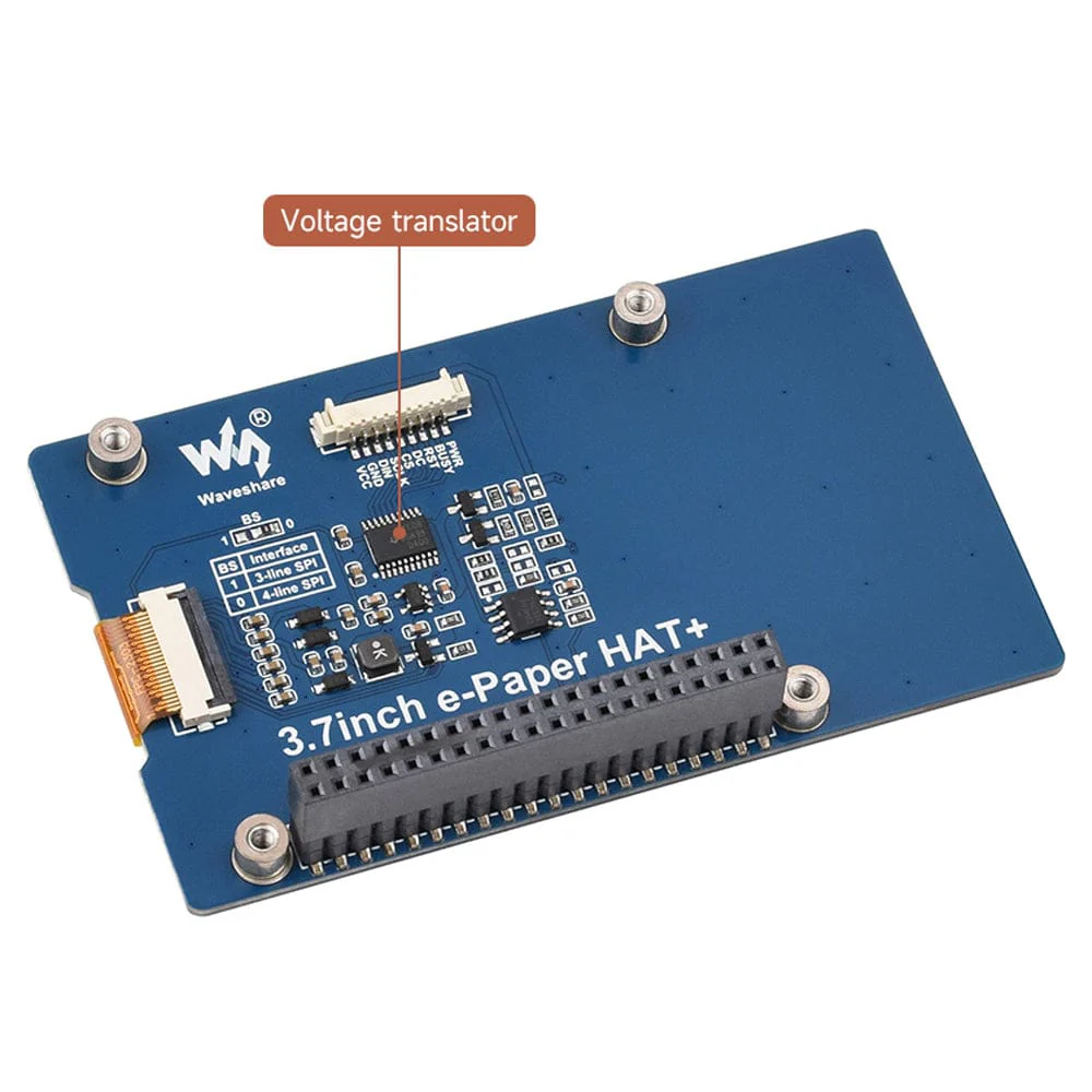 3.7" ePaper HAT (G) for Raspberry Pi - Red/Yellow/Black/White - Image 6