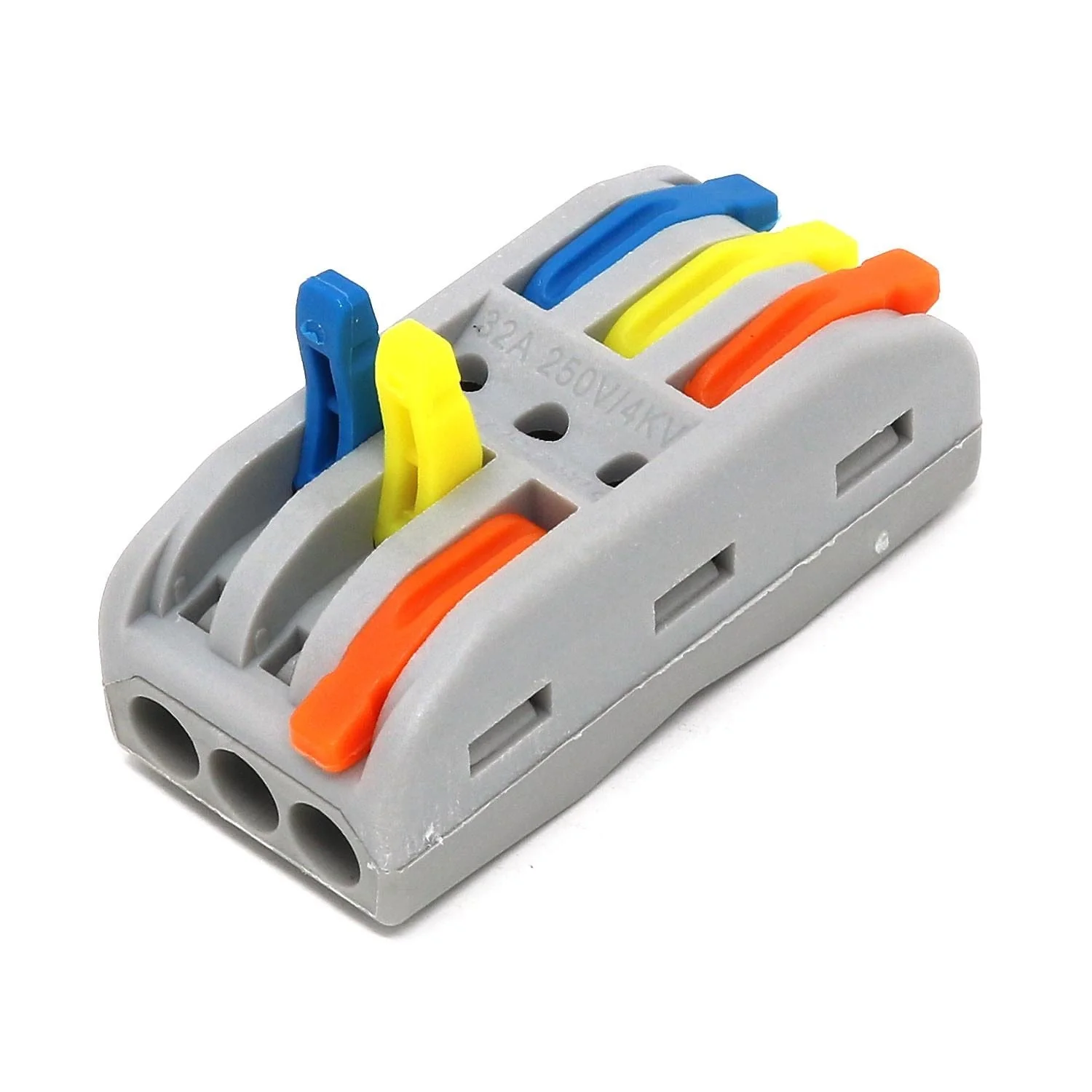 3-Way Fast Wire Connectors - Pack of 3 - Image 2