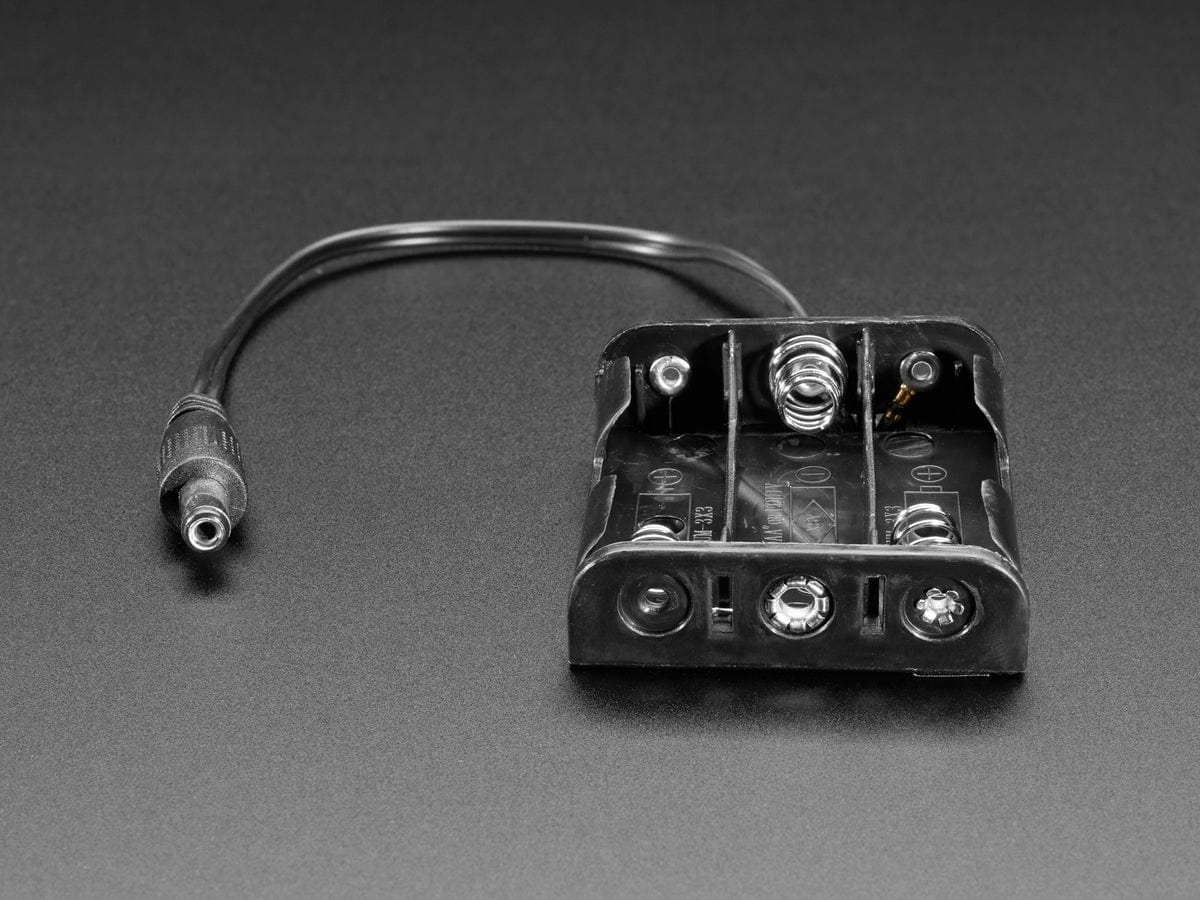 3 x AA Battery Holder with 2.1mm Plug - Image 2