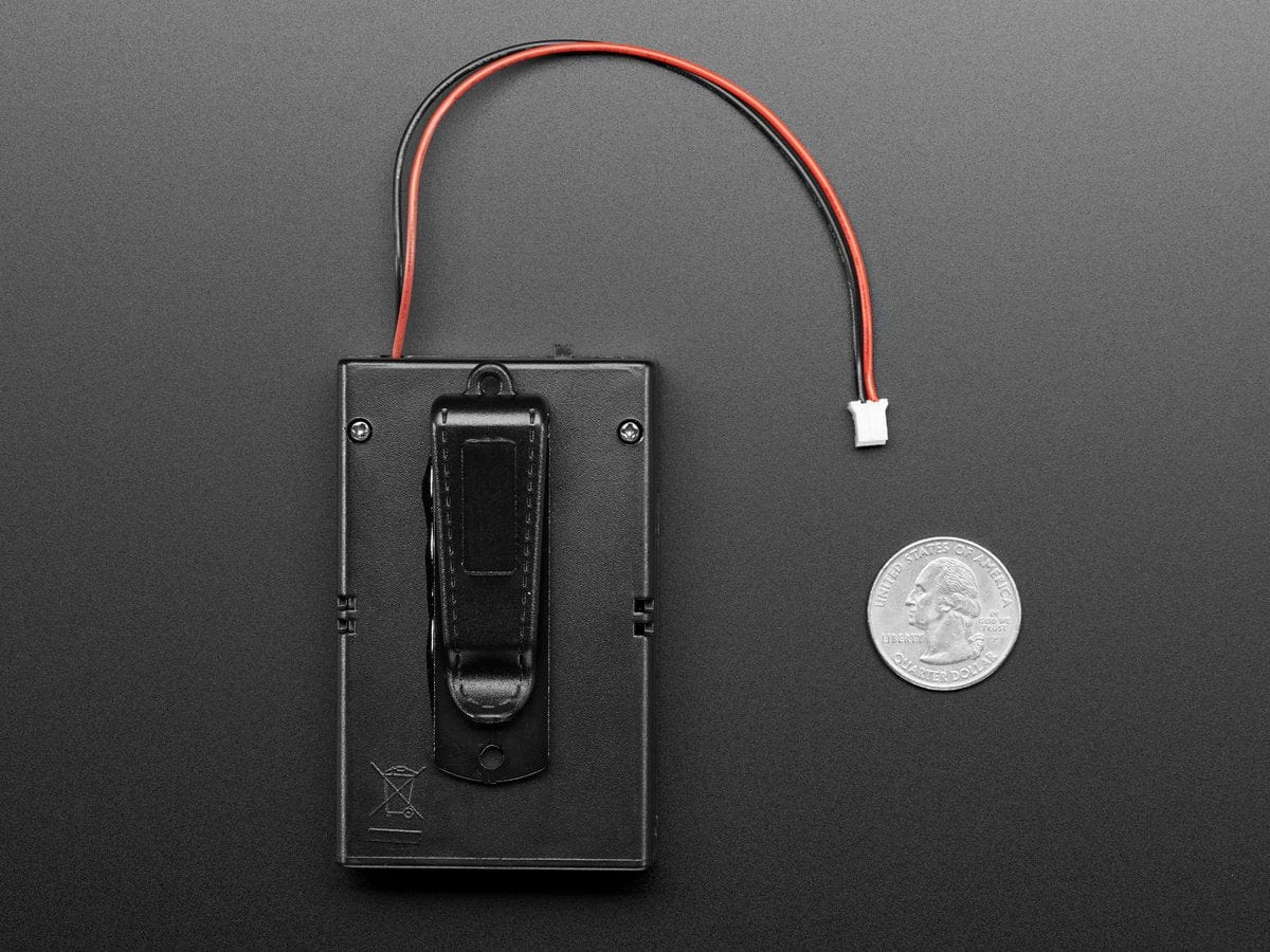 3 x AA Battery Holder with On/Off Switch, JST, and Belt Clip - Image 4