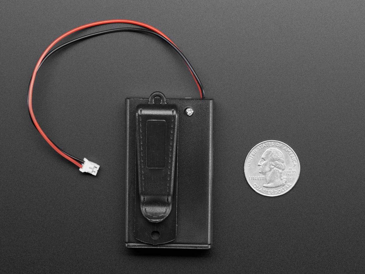 3 x AAA Battery Holder with On/Off Switch, JST, and Belt Clip - Image 4