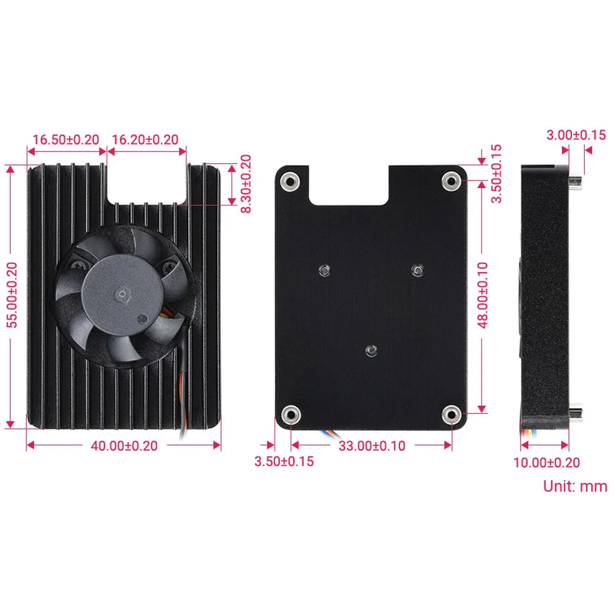 Metal Cooling Fan for Raspberry Pi Compute Module 5 - Image 6