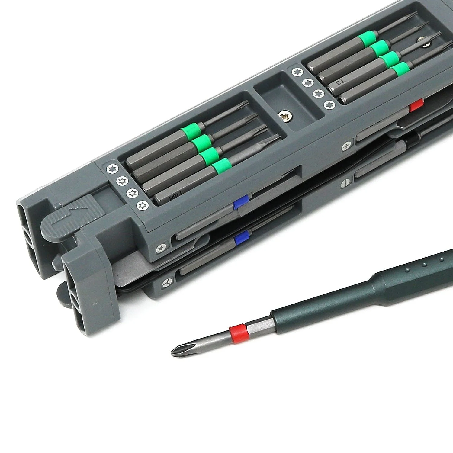 32-in-1 Compact Precision Screwdriver Set with Push Eject - Image 8