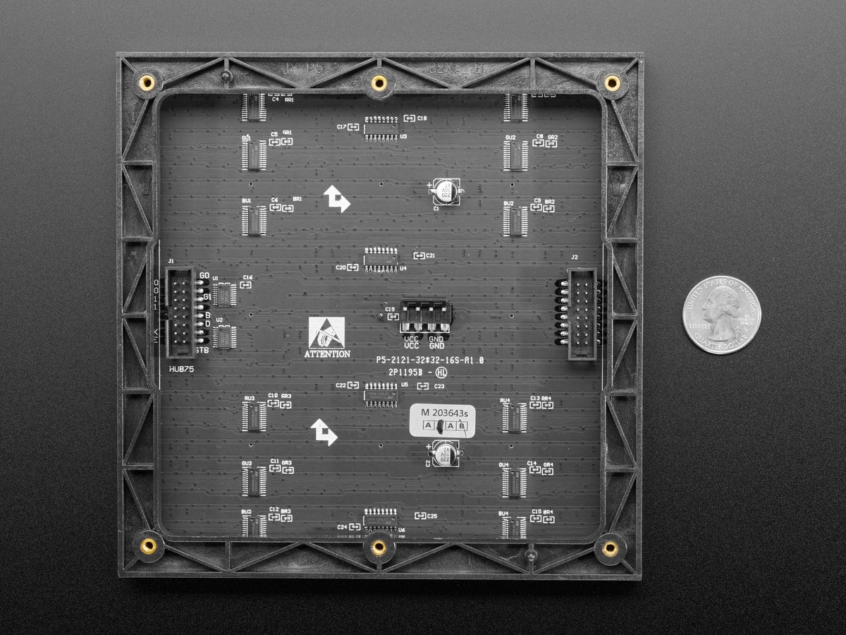 32x32 RGB LED Matrix Panel - 5mm Pitch - Image 3