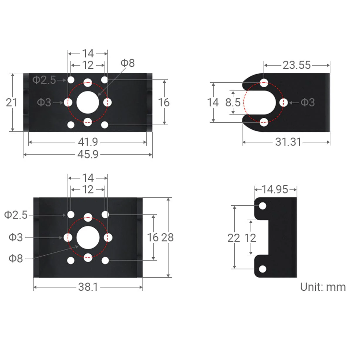RS485 Servo Motor (35kg.cm) - Image 6