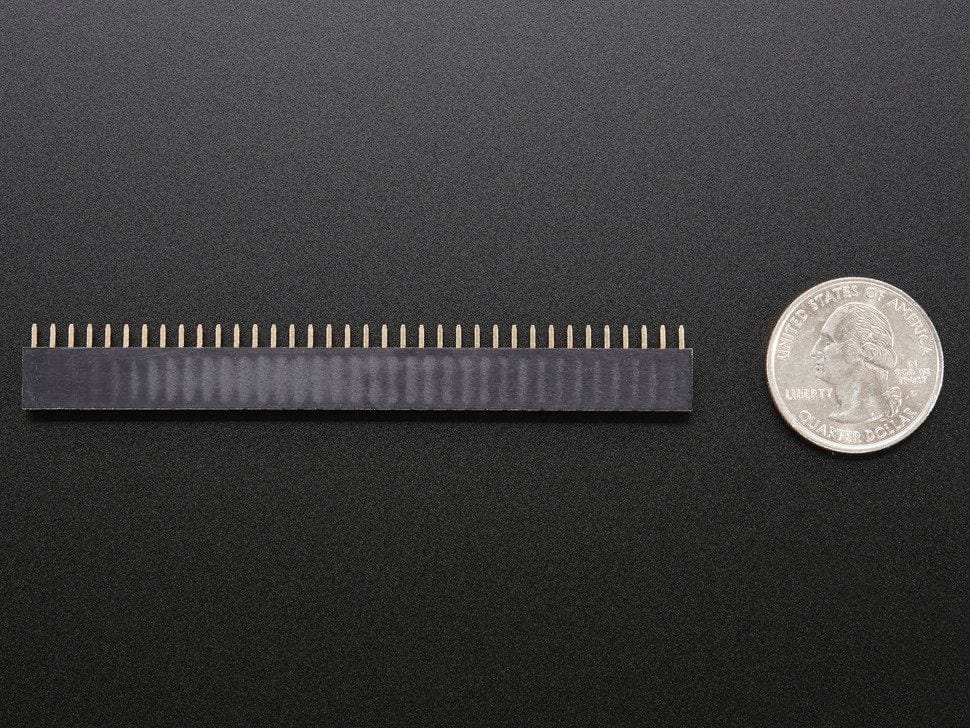 36-pin 0.1" Female Headers - Pack of 5 - Image 2