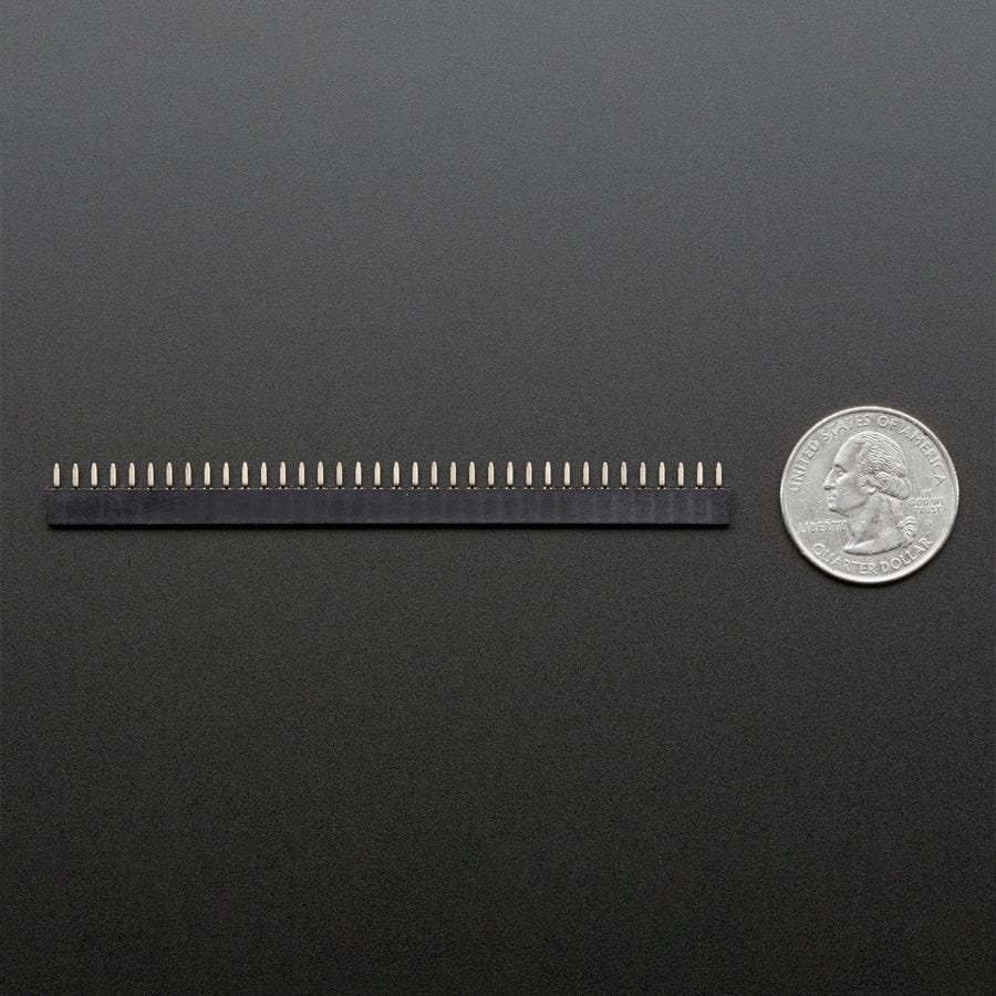 Short Female Headers 36-pin 2.54mm - Pack of 5 - Image 2