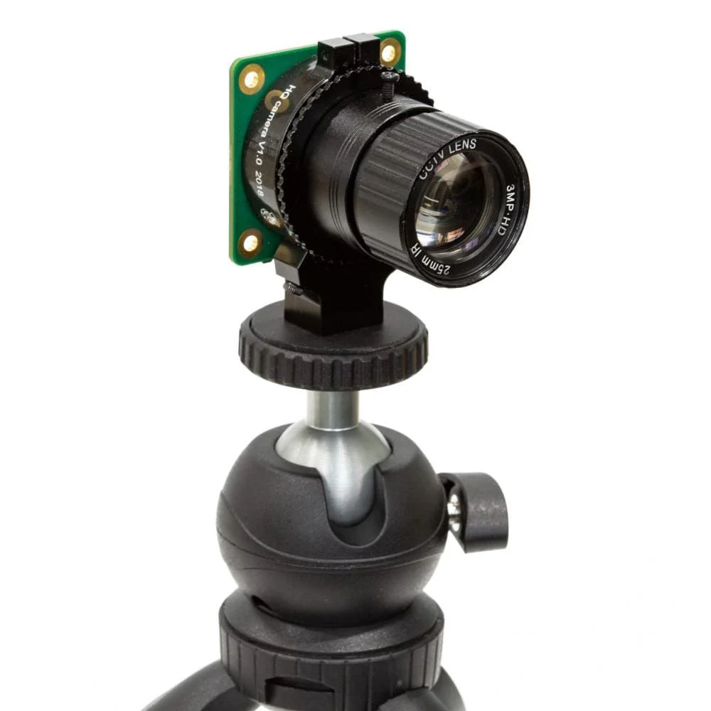 360-Degree Variable Height Ball Head Tripod for Raspberry Pi HQ Camera [discontinued] - Image 3