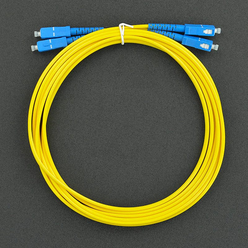 3mm SC-SC Single Mode Duplex Fiber Jumper (3m) - Image 3