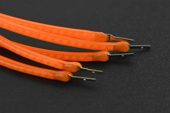 3V 260mm Flexible LED Filament Chip - Pink (5-pack) - Image 5