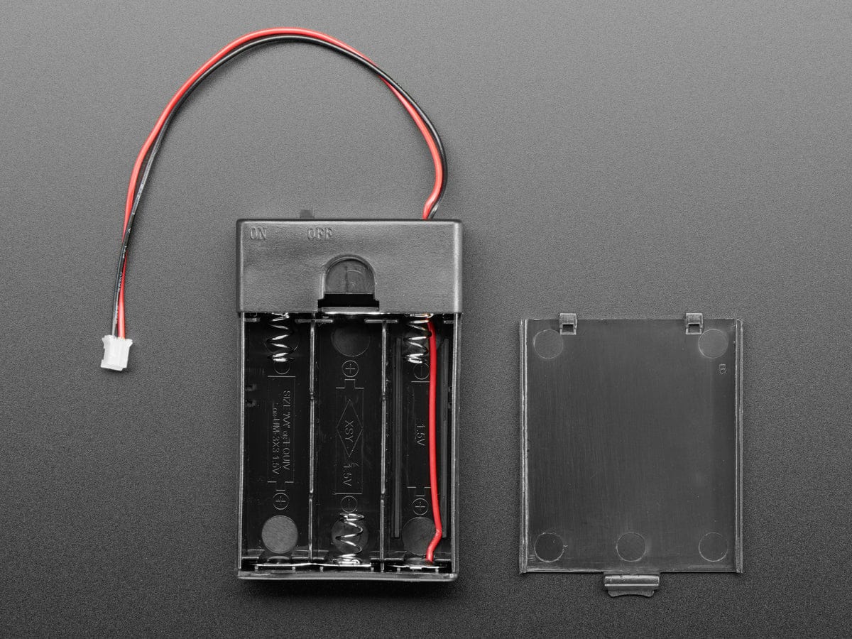 3x AA Battery Holder with On/Off Switch and 2-Pin JST - Image 2
