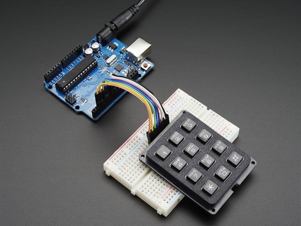 3x4 Phone-style Matrix Keypad - Image 2
