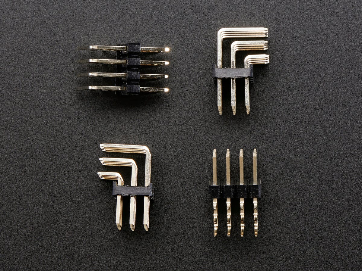 3x4 Right Angle Male Header - 4 pack - Image 2