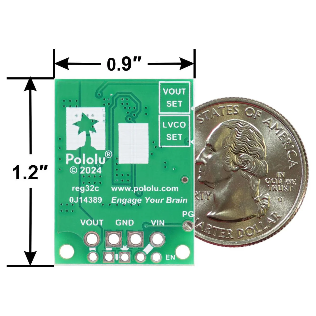 Pololu 4.2-15V 3.3A Fine-Adjust Step-Down Voltage Regulator with Adjustable Low-Voltage Cutoff (D30V33MASCMA) - Image 7