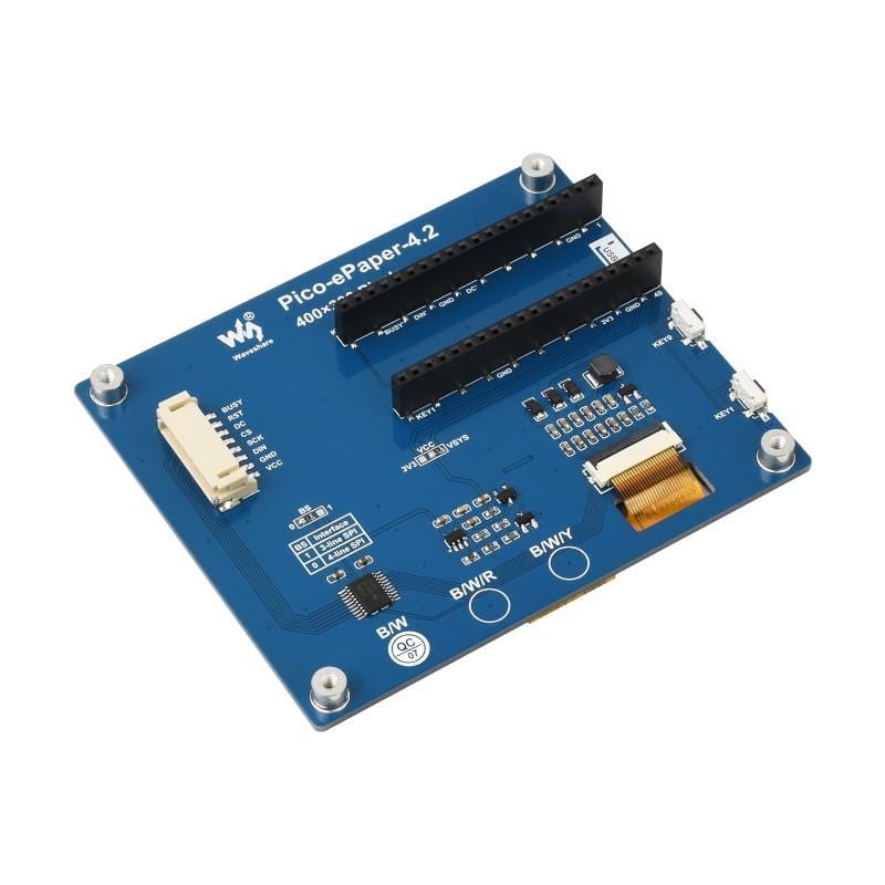 4.2" ePaper Display Module for Raspberry Pi Pico (400×300) - Image 4