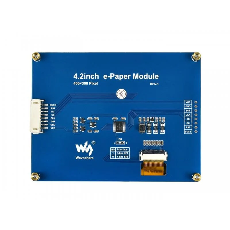 4.2" ePaper Display Module - Yellow/Black/White (400x300) [Discontinued] - Image 5