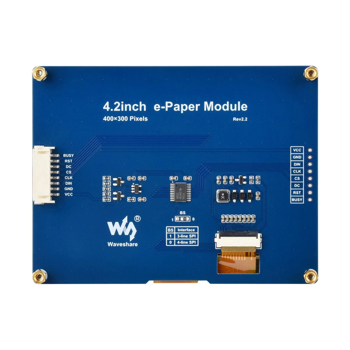 4.2" ePaper Display Module - Red/Yellow/Black/White (400x300) - Image 3