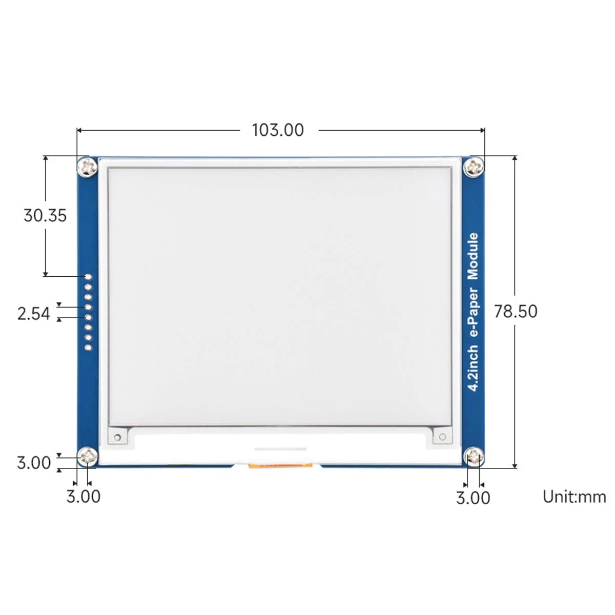 4.2" ePaper Display Module - Red/Yellow/Black/White (400x300) - Image 6