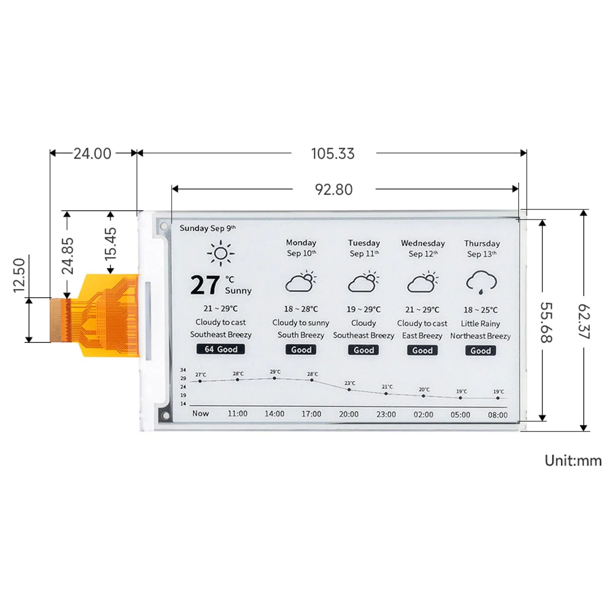 4.26" ePaper Display Raw Panel (800x480) - Image 5
