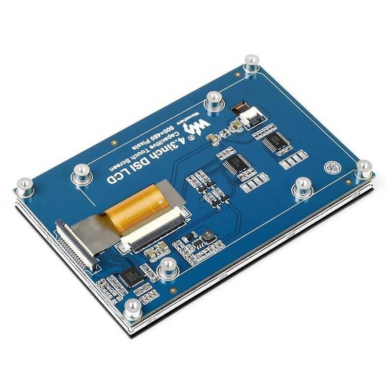 4.3" DSI Capacitive Touchscreen Display for Raspberry Pi (800x480) - Image 2
