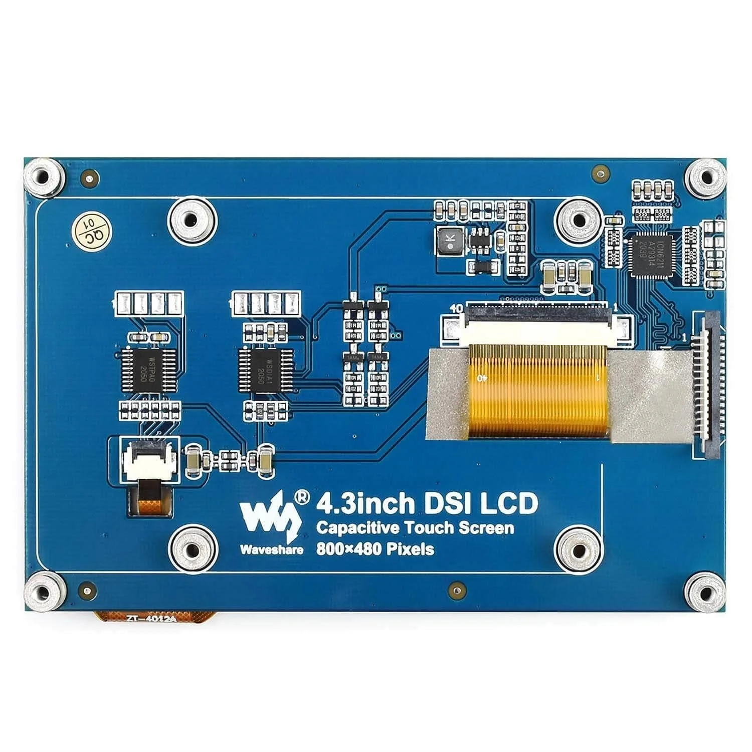 4.3" DSI Capacitive Touchscreen Display for Raspberry Pi (800x480) - Image 4
