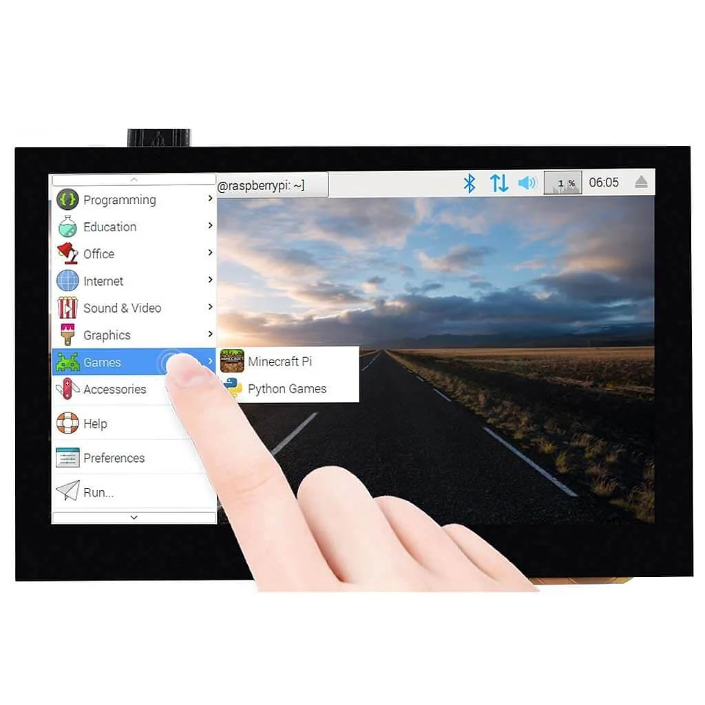 4.3" DSI Capacitive Touchscreen Display for Raspberry Pi (800x480) - Image 5