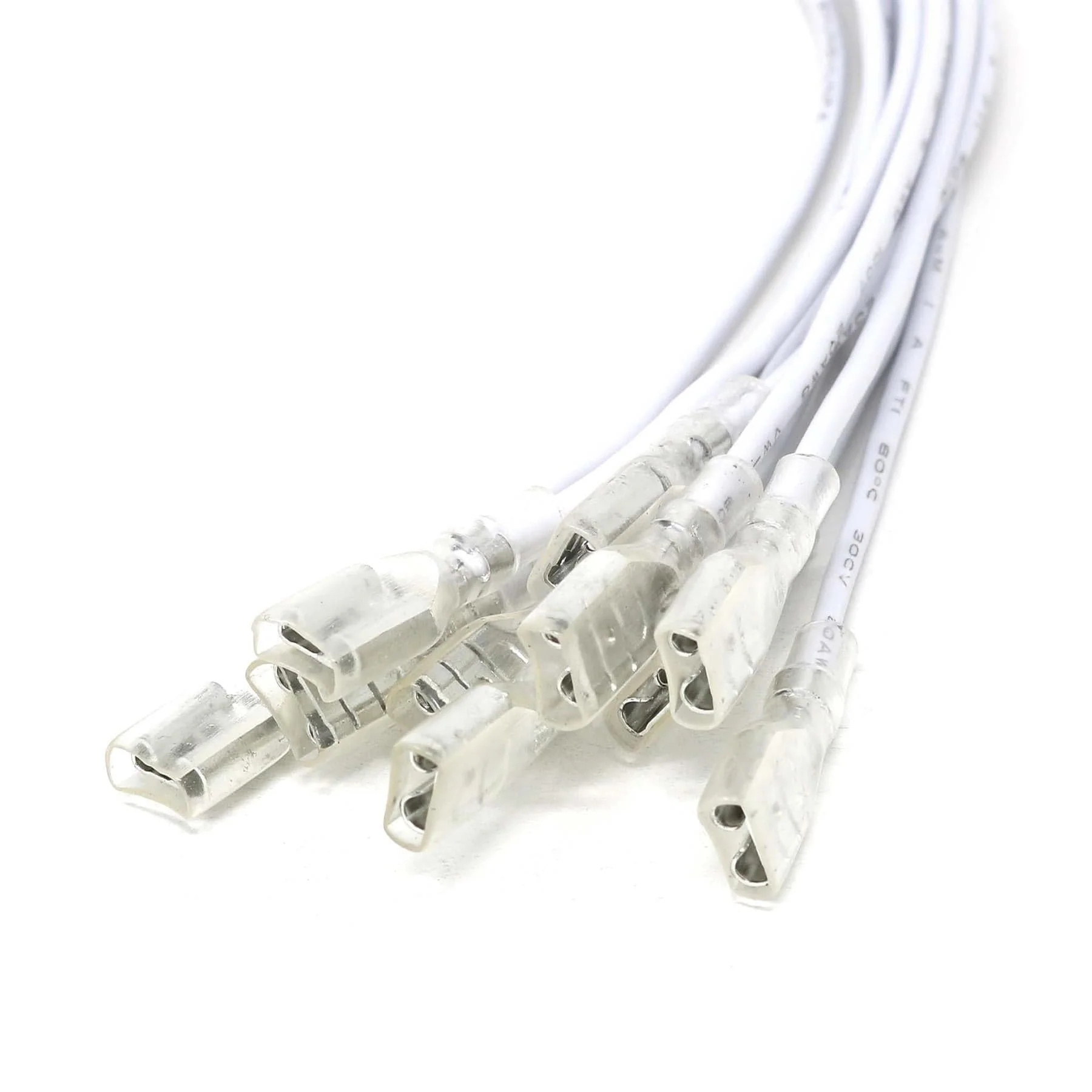 4.8mm/0.187" Spade to Female Jumper Wires (10-Pack) - Image 4