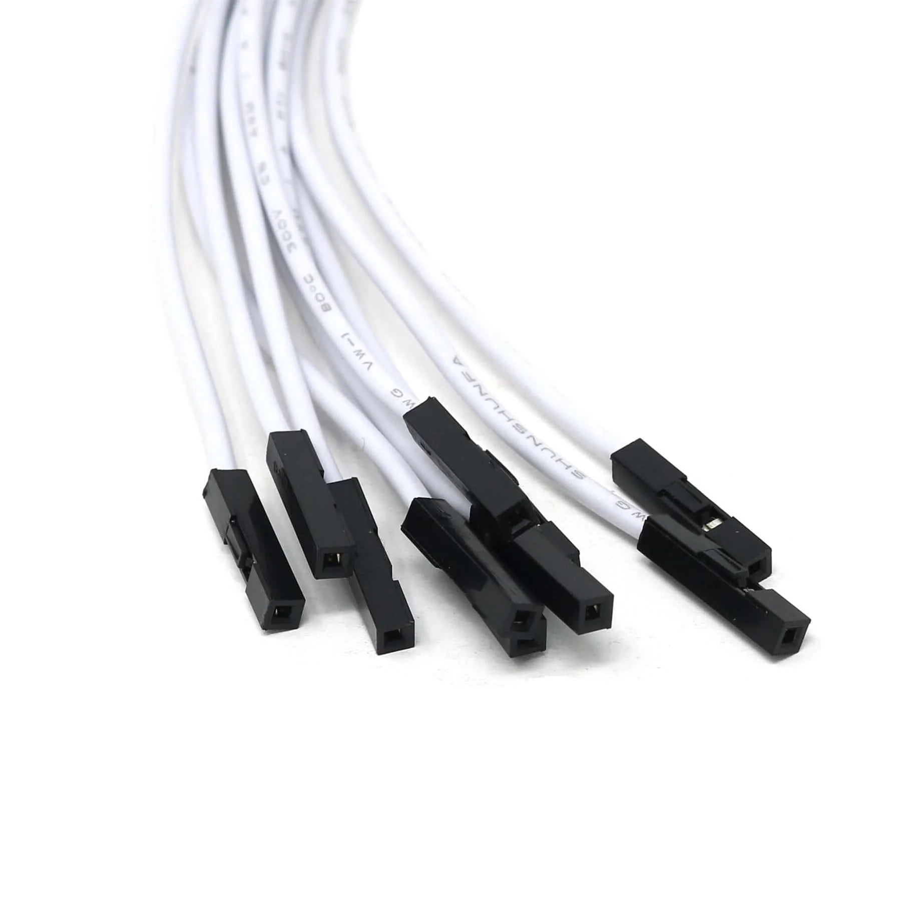 4.8mm/0.187" Spade to Female Jumper Wires (10-Pack) - Image 5