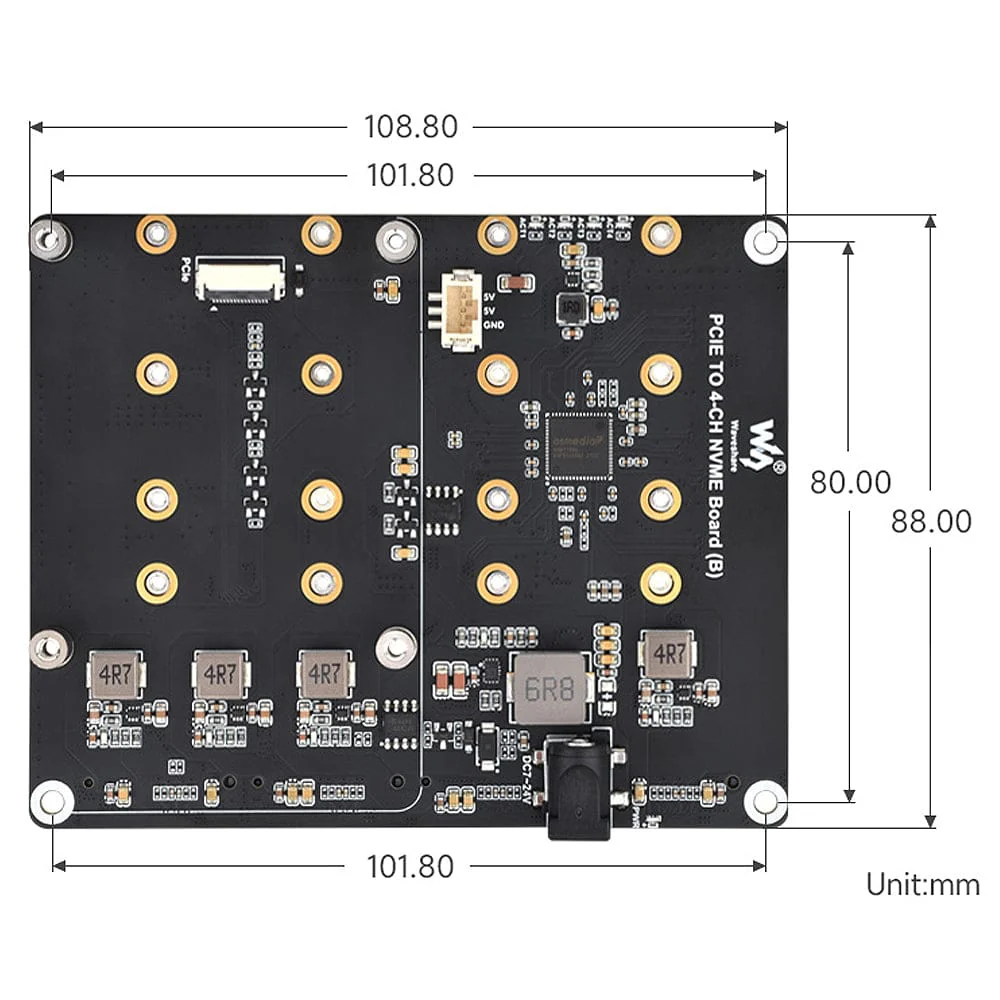 4-Channel M.2 Adapter for Raspberry Pi 5 - Image 10