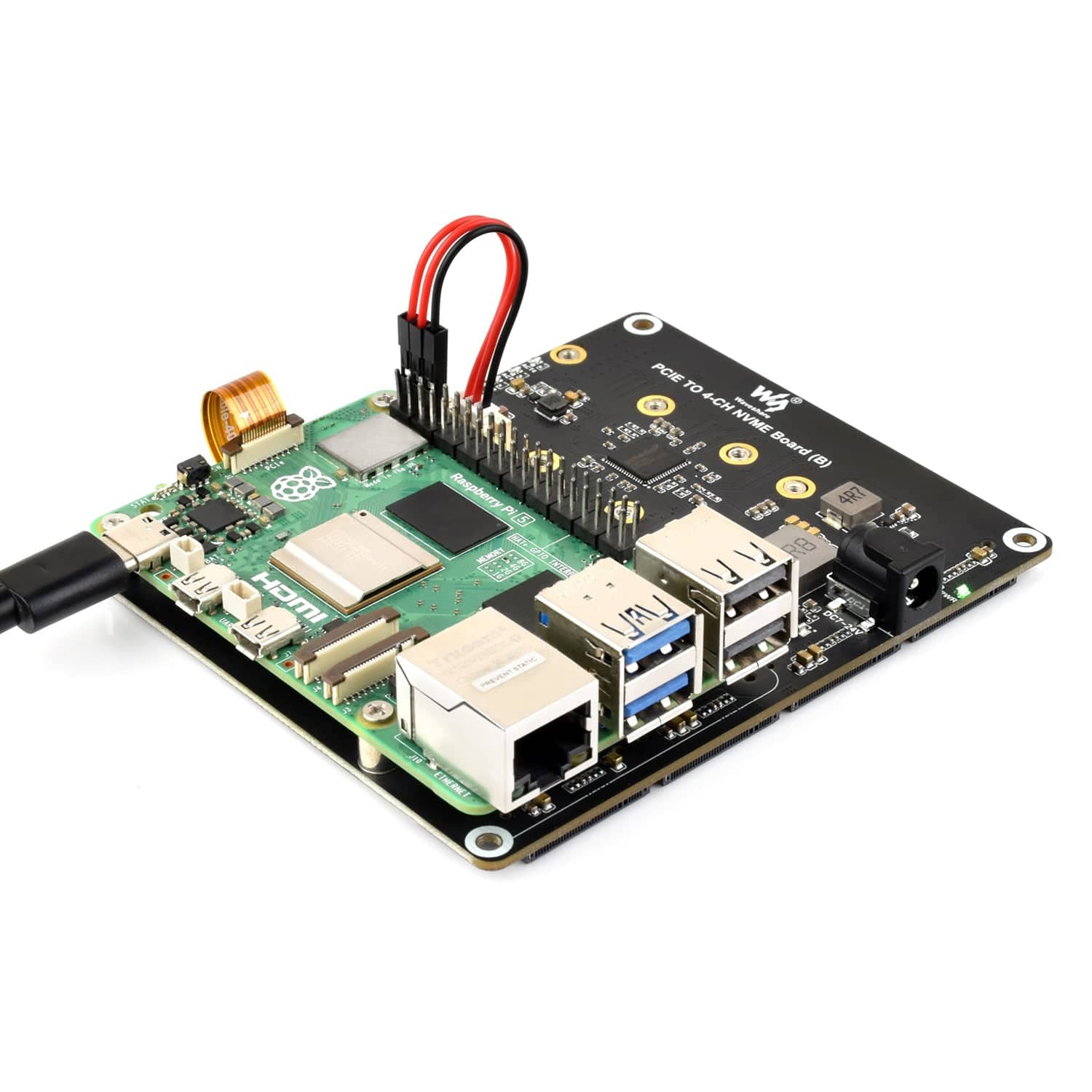 4-Channel M.2 Adapter for Raspberry Pi 5 - Image 2