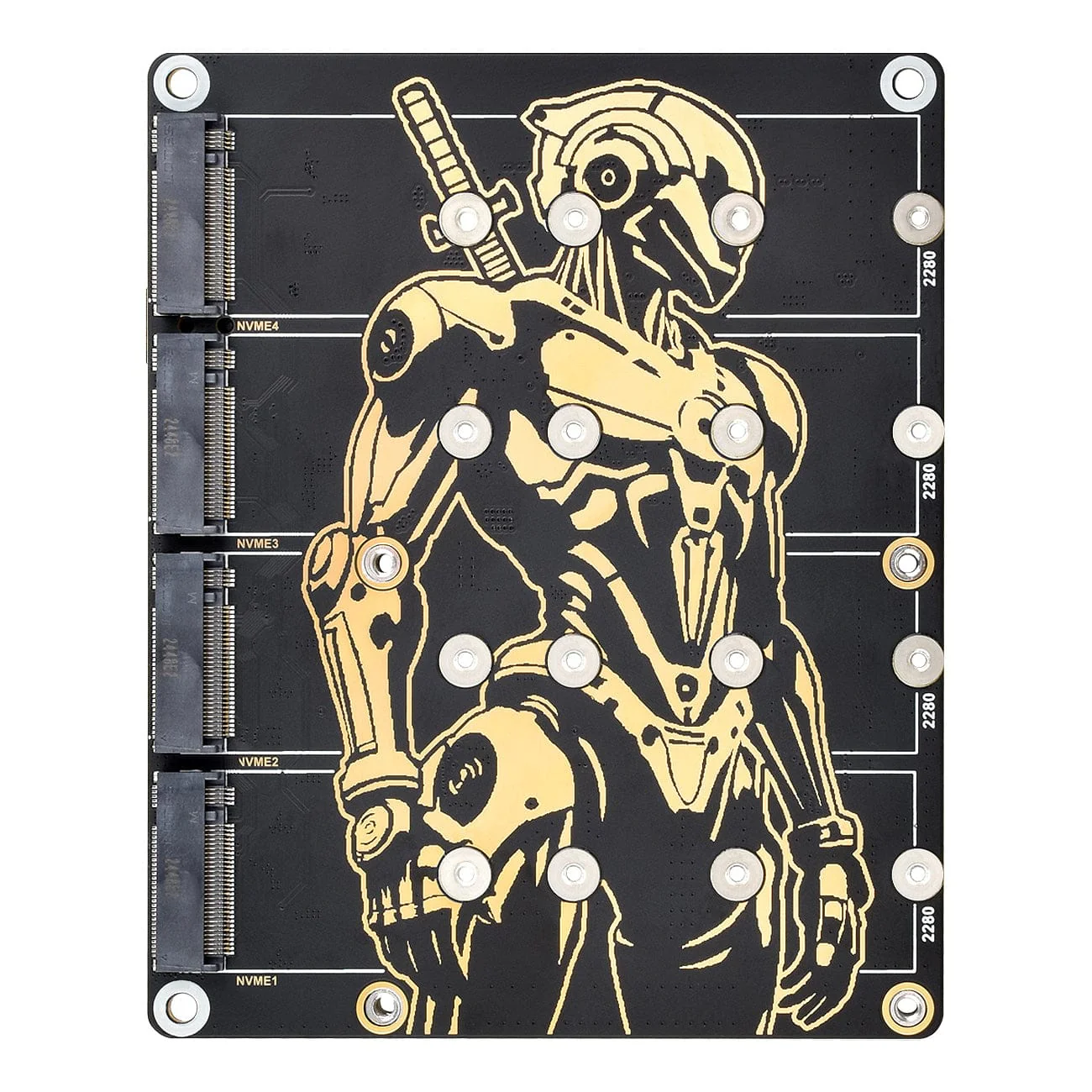 4-Channel M.2 Adapter for Raspberry Pi 5 - Image 3