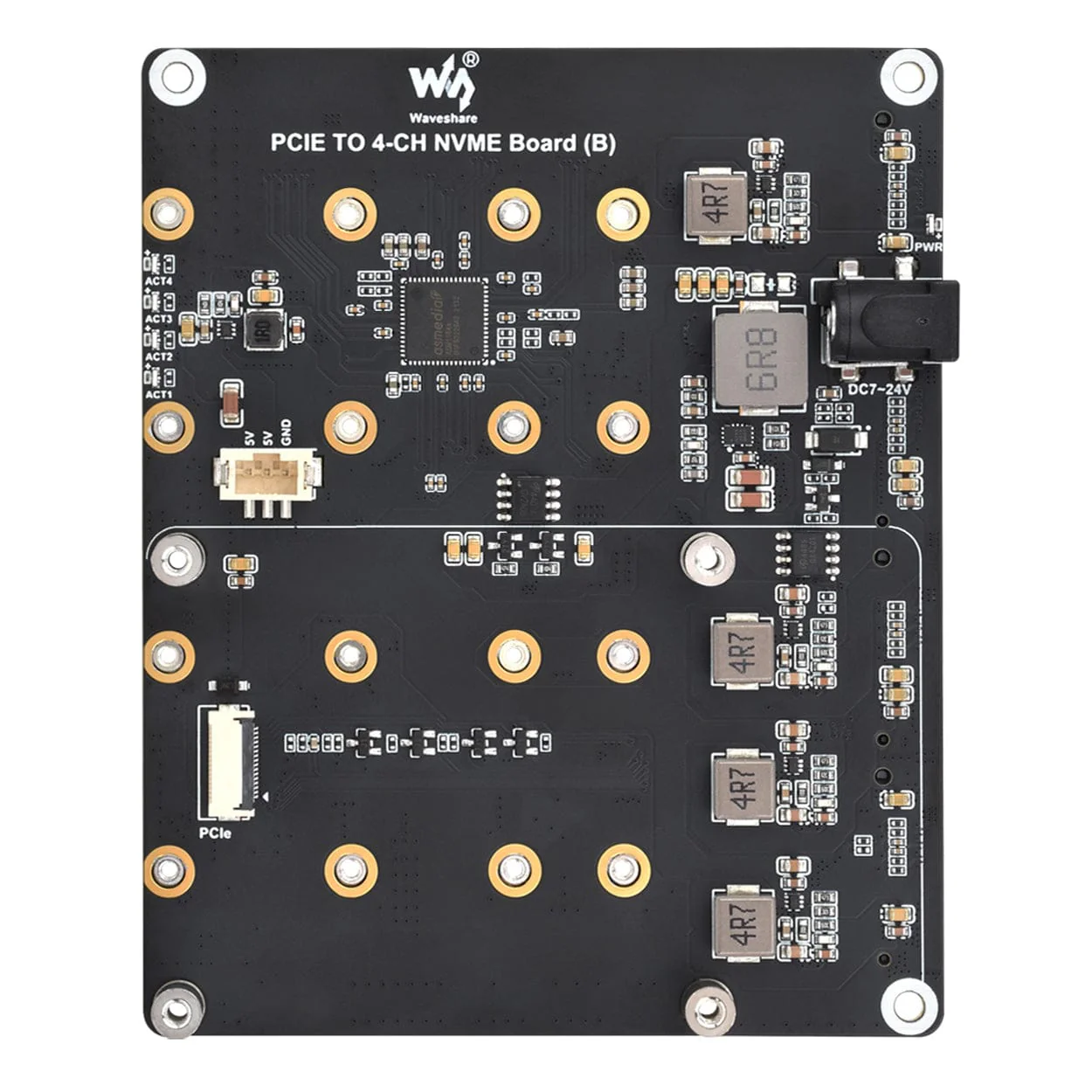 4-Channel M.2 Adapter for Raspberry Pi 5 - Image 4