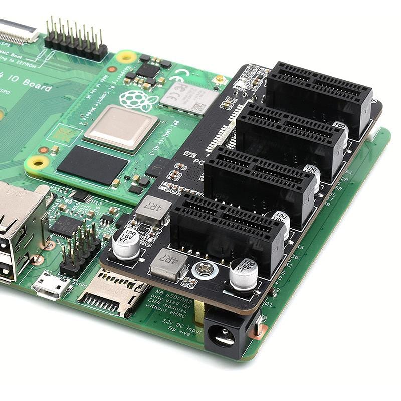 4-Channel PCIe Gen 2x1 Expander for CM4 IO Board - Image 2