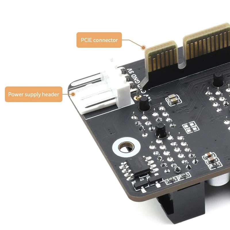 4-Channel PCIe Gen 2x1 Expander for CM4 IO Board - Image 6
