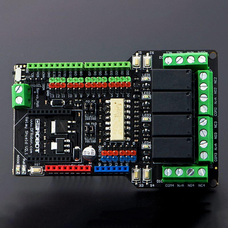 Gravity: 4 Channel Relay Shield for Arduino - Image 3