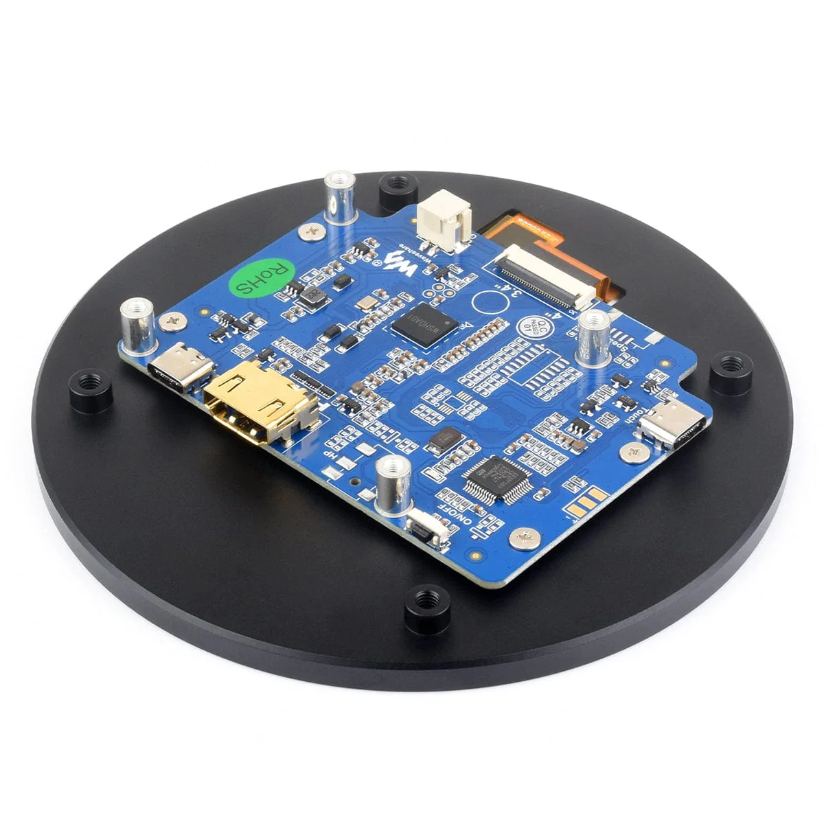 4" HDMI Round Touch Display for Raspberry Pi (720x720) - Image 4