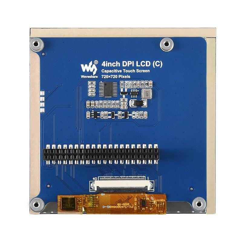 4" IPS Square Capacitive Touchscreen for Raspberry Pi (720x720) - Image 4