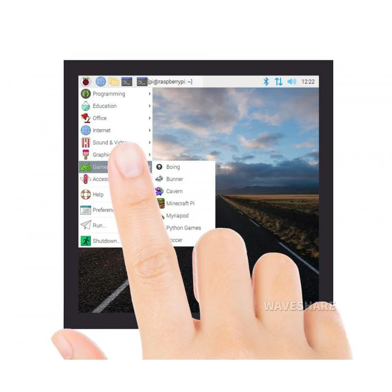 4" IPS Square Capacitive Touchscreen for Raspberry Pi (720x720) - Image 5