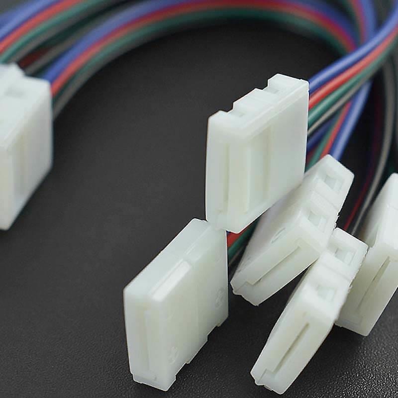 4-Pin LED Strip Connector Cables (5 Pieces) - Image 2