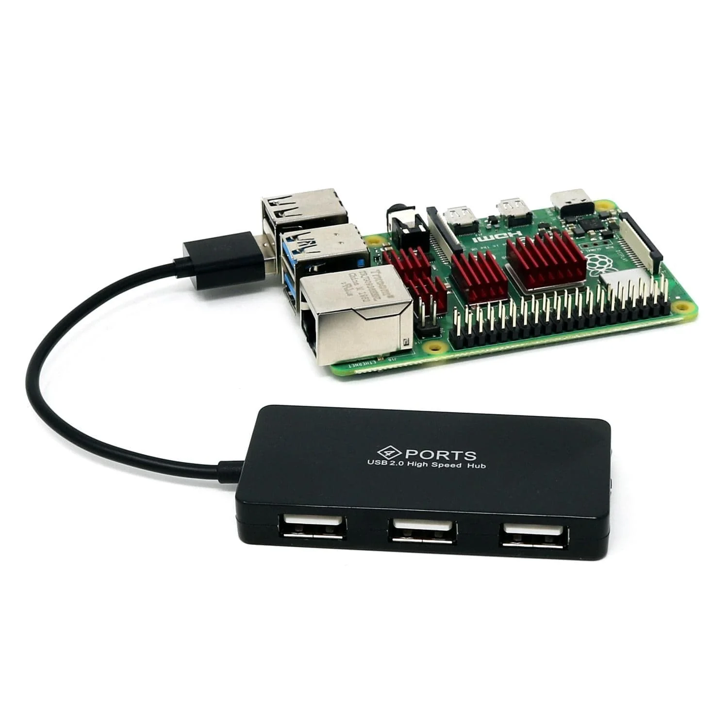 4-Port USB Hub for Raspberry Pi [Discontinued] - Image 5