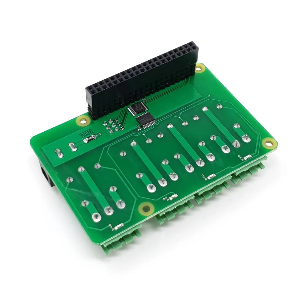 4-Relay Heavy Duty Stackable Card for Raspberry Pi [Discontinued] - Image 4