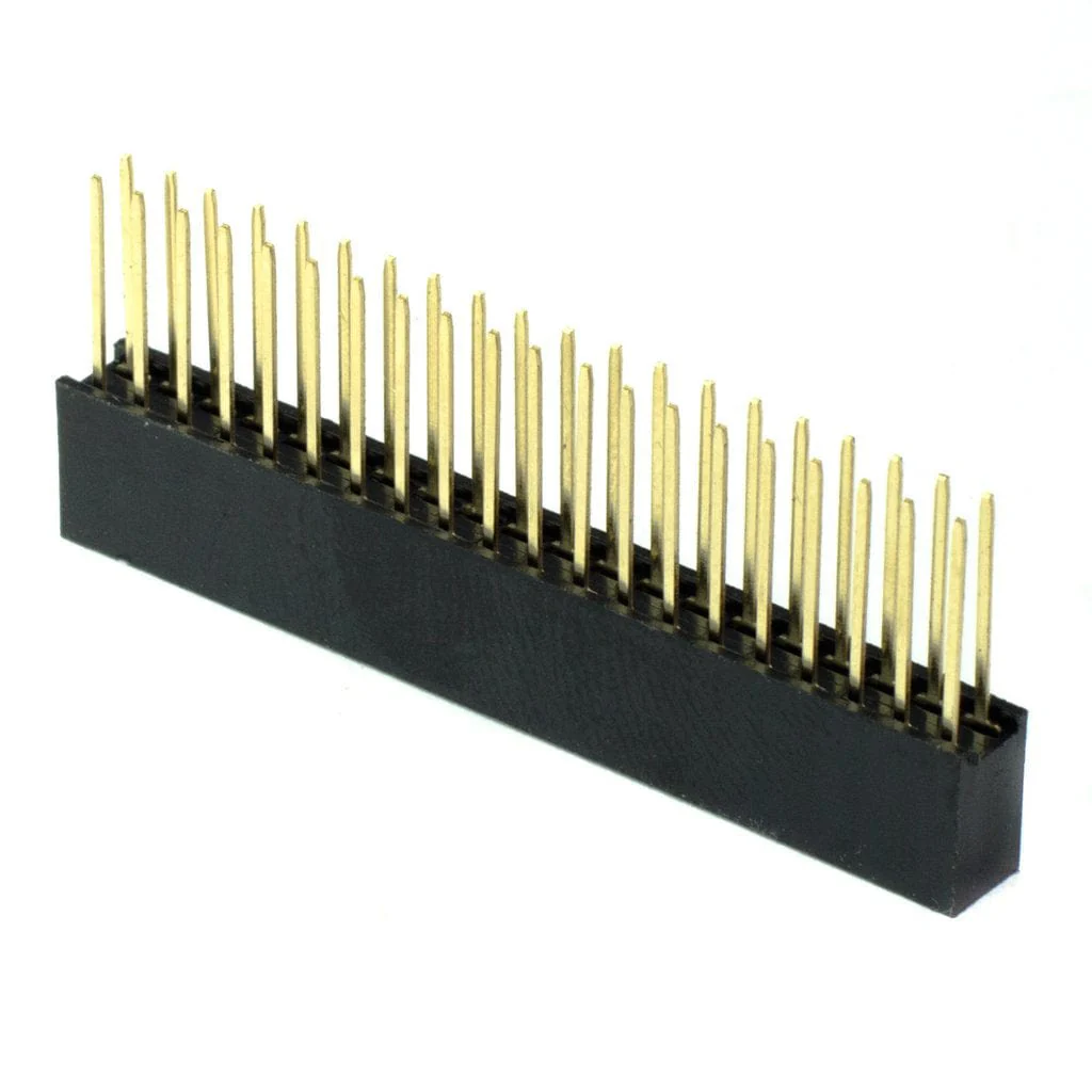 Tall Push-Fit Stacking GPIO Header for Raspberry Pi - No Shroud