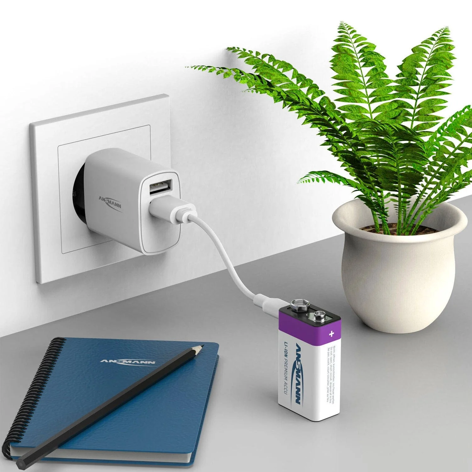 USB-C Rechargeable Li-Ion 9V Battery (400mAh) - Image 3