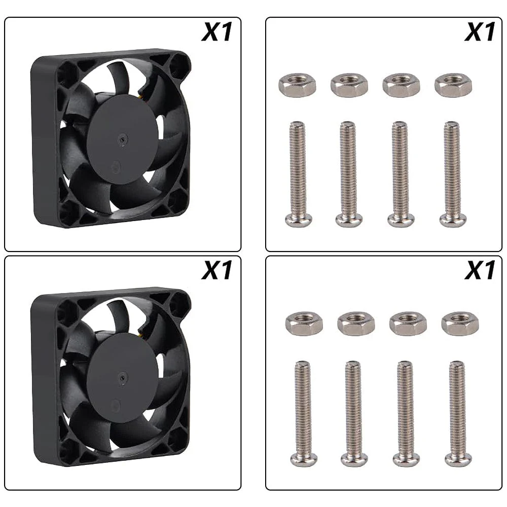 2x 40mm Cooling Fans for Raspberry Pi 5 - Image 3