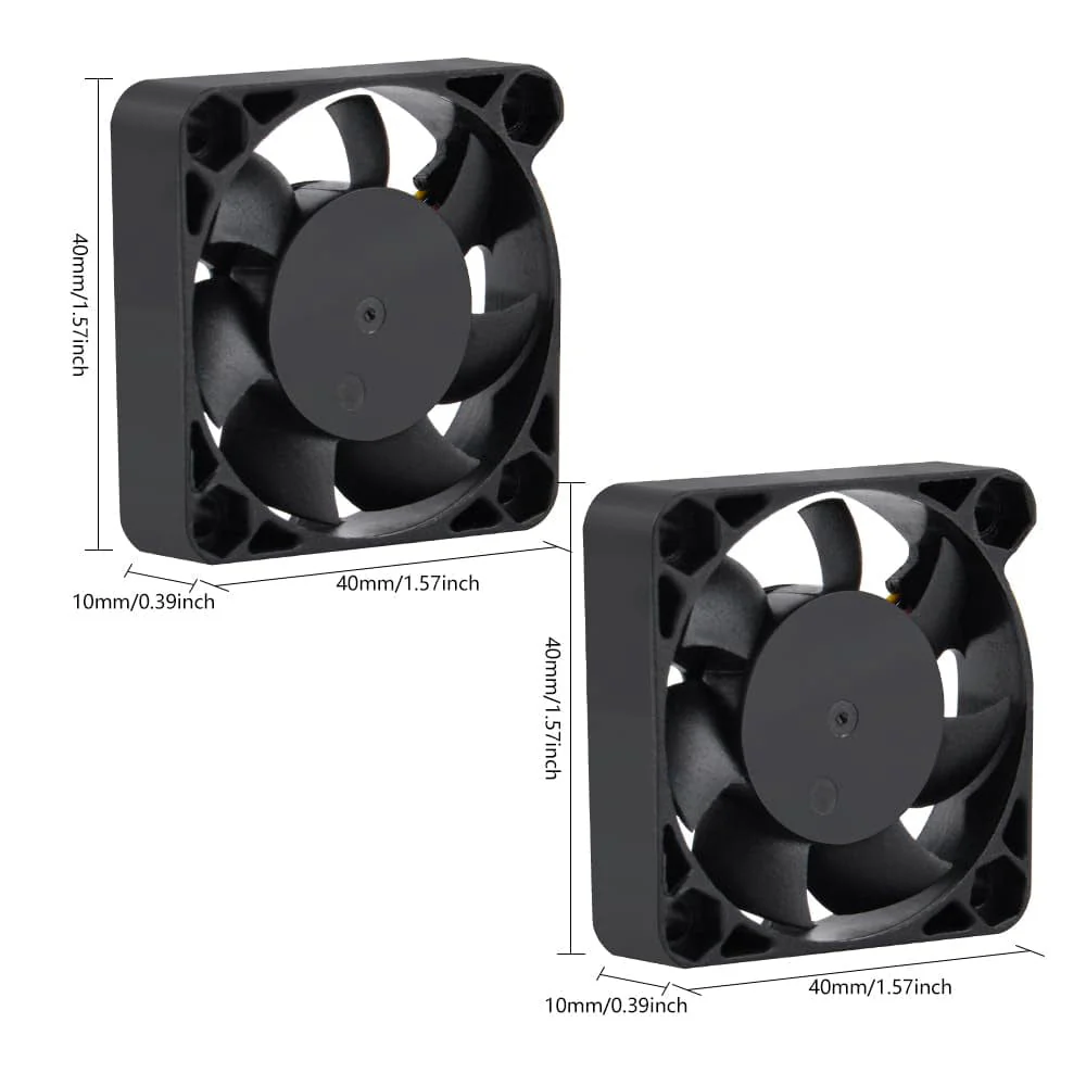 2x 40mm Cooling Fans for Raspberry Pi 5 - Image 4